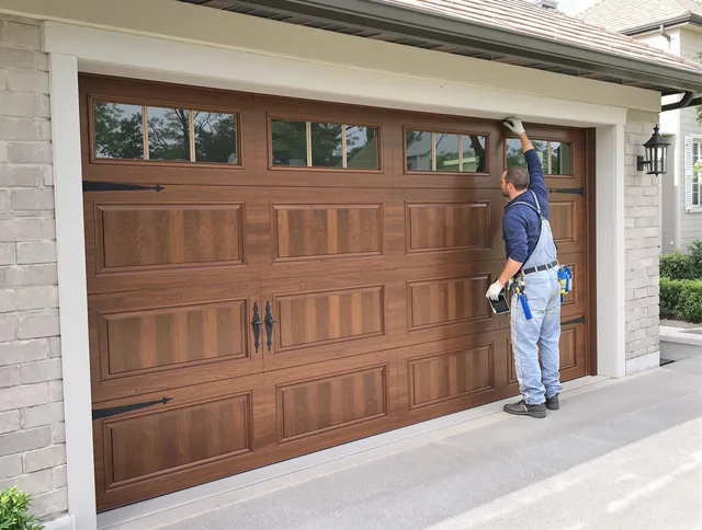 Custom garage door showcase by North Castle Garage Door Repair in North Castle