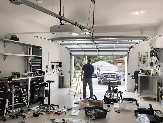 Garage door opener installation by North Castle Garage Door Repair in North Castle